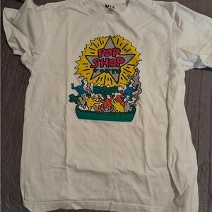 Uniqlo White Keith Haring Graphic Tee